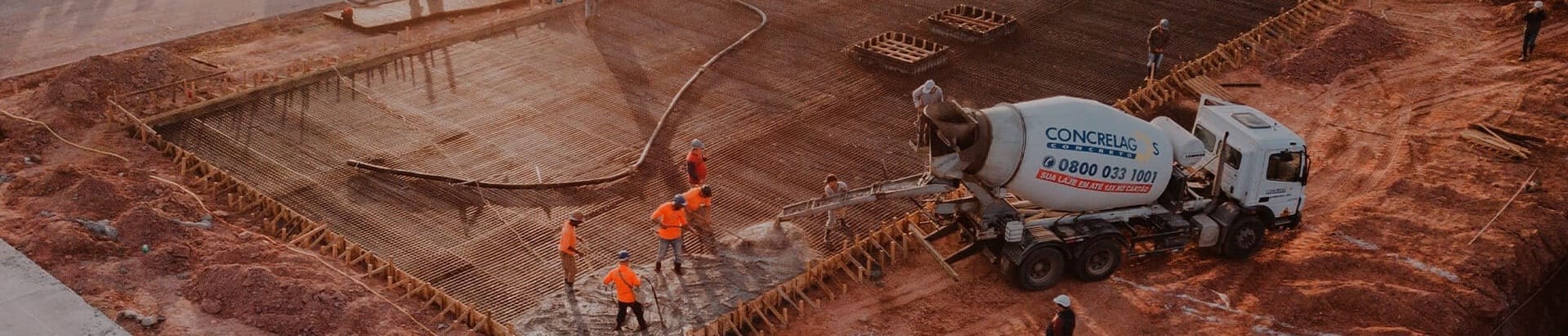 Concretagem de laje